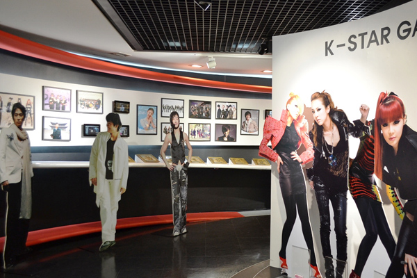韓国観光公社のK-POPコーナー